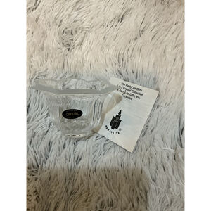 PartyLite Summer Blossom Lead Crystal Votive Holder P7267 — Clear, Gift Ready